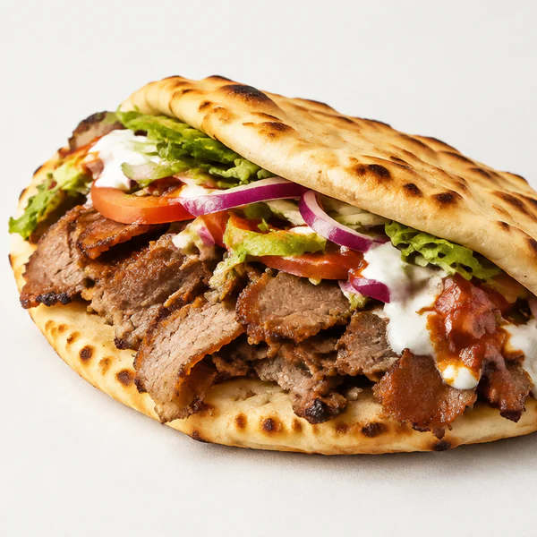 Donner Kebab On Naan