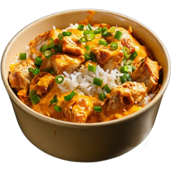 Rice Cheesy Dip Bowl
