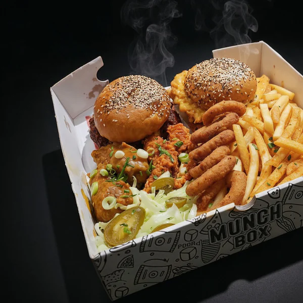 Double Munch Box